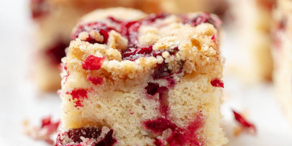 How to Bake a Cranberry Crumble Cake