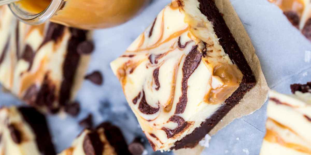 Fudgy Cheesecake Swirl Brownies
